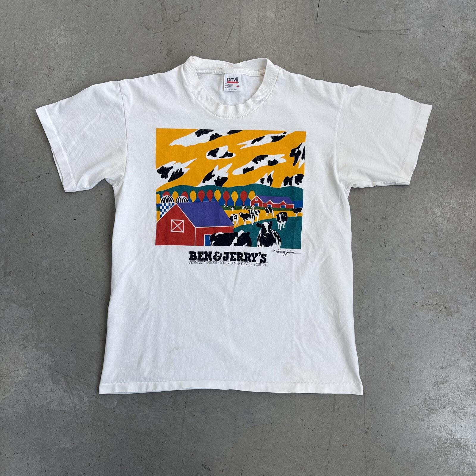 Vintage Ben Jerry T Shirt - Etsy
