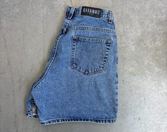 Vintage 2000s Gitano Light Wash Jorts / Retro / Outerwear / Size 28