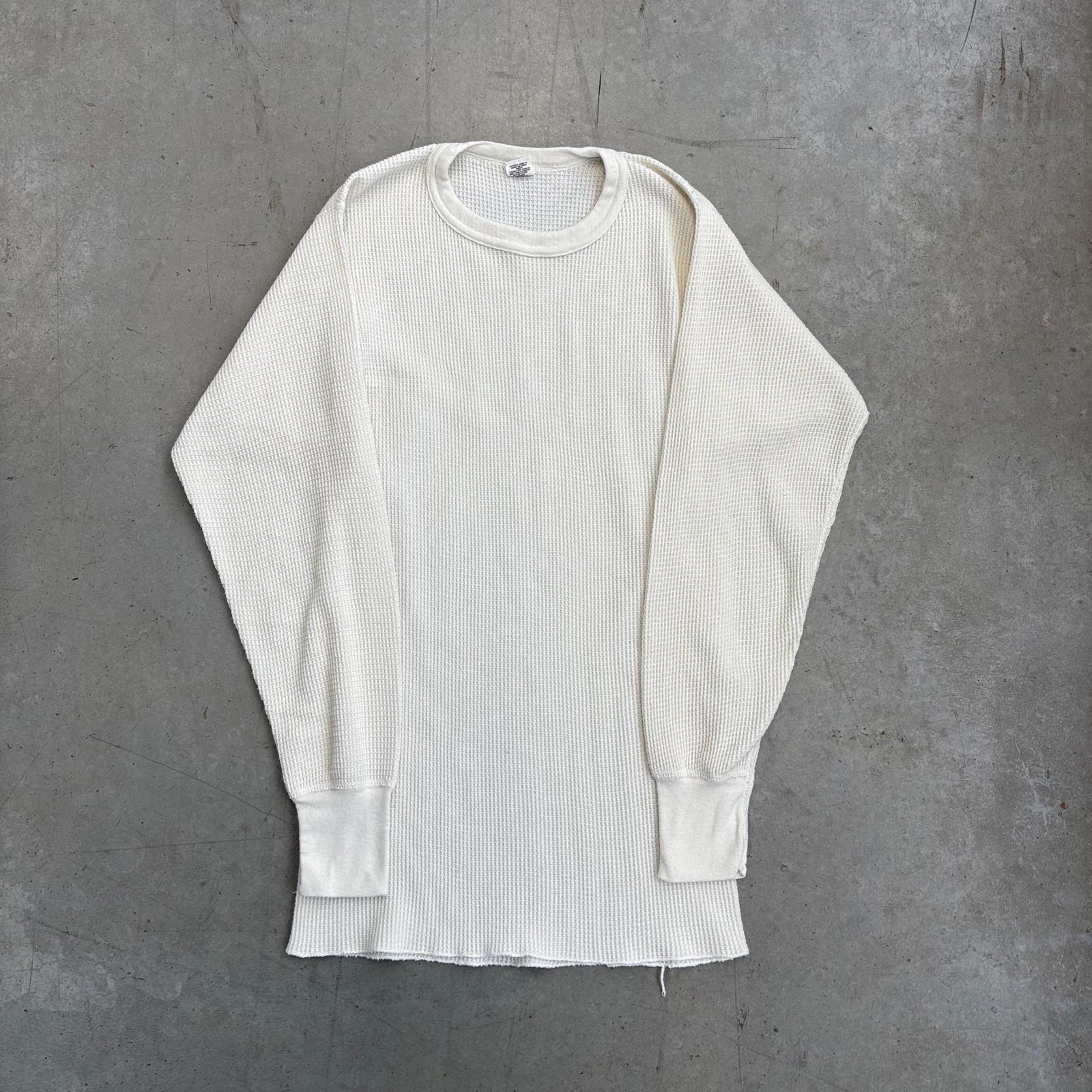 USA製　Hanes 80’s 70’s サーマル ヘインズ】ヴィンテージサーマル 希少グリーンタグUSA製！！【Hanes 46-48 トップス