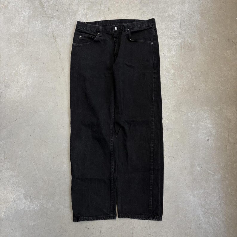 Pantalones vaqueros Wrangler Relaxed Denim estilo vintage de los años 2000 / Prendas de abrigo / Estilo retro / EE. UU. / Talla 34 imagen 2