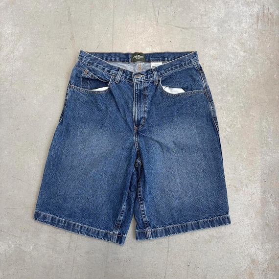 Vintage 2000s Eddie Bauer Carpenter Jorts / Outerwear / Retro / Size 33