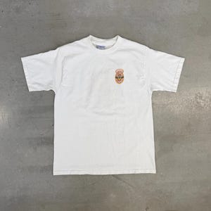 Vintage 90s Newcastle Brown Ale Promo Graphic T-Shirt / Retro / USA / Beverage / Large White image 2