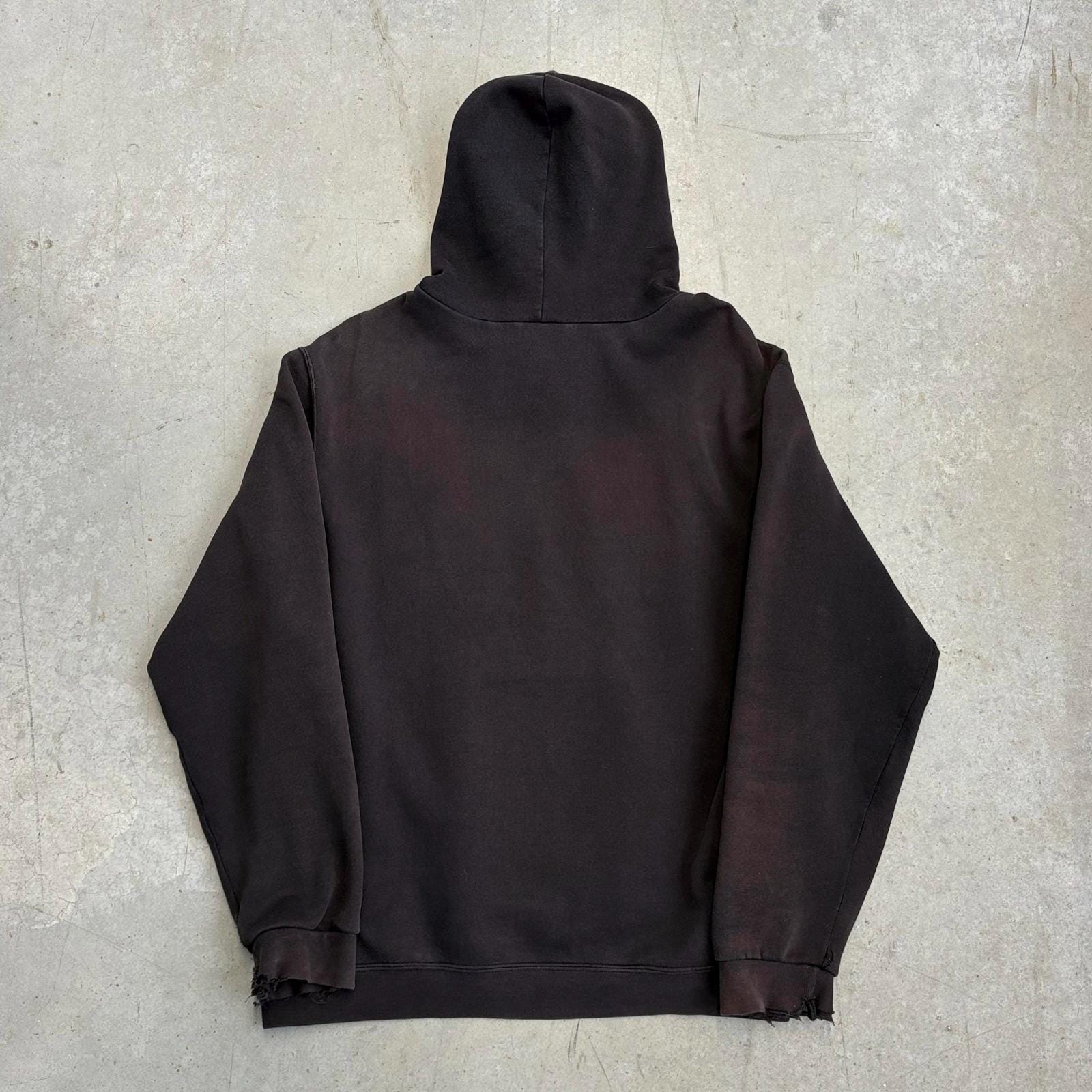 Vintage 2000s Nike Middle Swoosh Distressed & Faded Hoodie / Retro