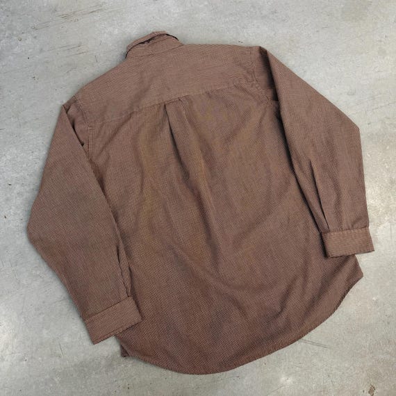 Vintage 2000s Consensus Checkered Pattern Button-… - image 6