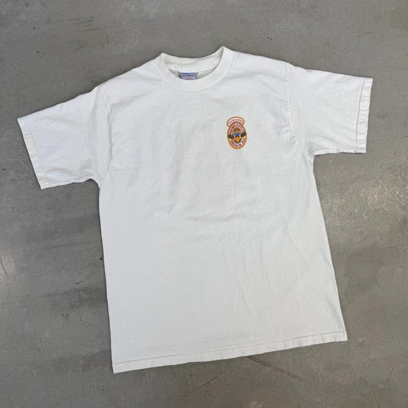 Vintage 90s Newcastle Brown Ale Promo Graphic T-Shirt / Retro / USA / Beverage / Large White image 3