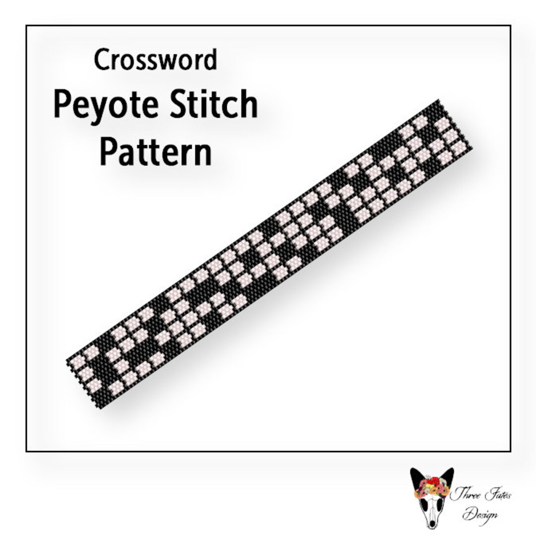 Beaded Bracelet Pattern, Odd Count Peyote Stitch, Instant Download PDF