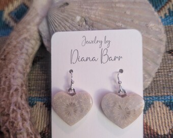 Fossil Coral Hearts