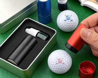 Aangepaste golfbalstempelset, aangepaste golfbalstempel, aangepaste golfbalmarkering, professionele golferaccessoires, gepersonaliseerde golfstempel