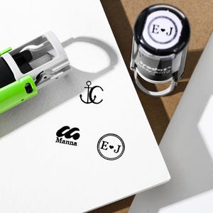 Individueller Mini Stempel, Individueller Treuekarten Stempel, Individueller Business Logo Stempel, Individueller Gummistempel, Individueller Pre-inked Stempel, Individueller Farbstempel