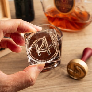 Timbro con logo personalizzato per bar, timbro con cubetto di ghiaccio personalizzato, timbro personalizzato per ghiaccio personalizzato, timbro personalizzato per ghiaccio, timbro personalizzato in ottone per ghiaccio, regalo per amici