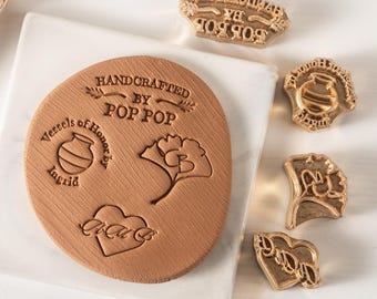 Customized Signature Stamp, Customized Initials Stamp, Customized Personalized Pottery Stamp, Stamp For Ceramics, Customized Clay Stamp