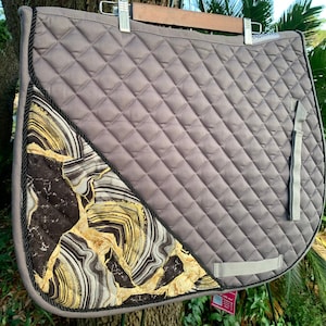Unique All Purpose Saddle Pad: Designer Equestrian Gift