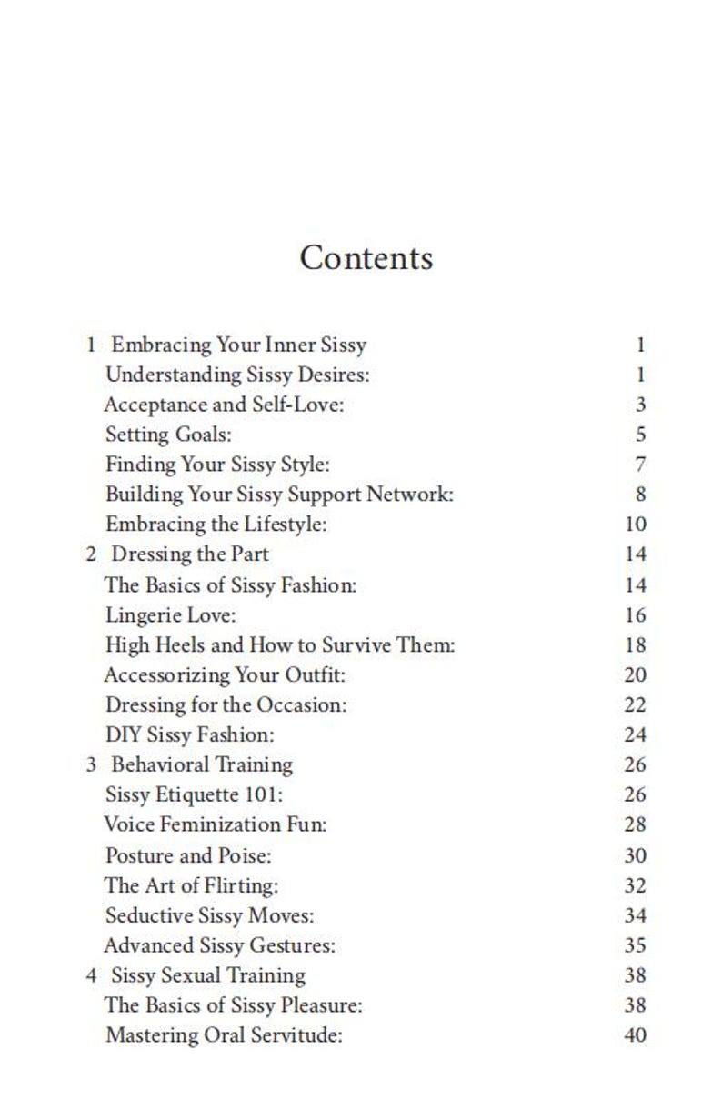 Sissy Training Guide Feminization Crossdressing Ebook Etsy