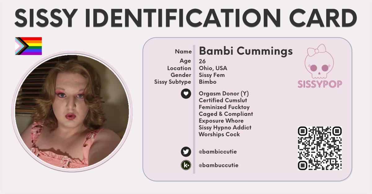 Custom Sissy ID Card Personalized Digital Download (PNG) Etsy