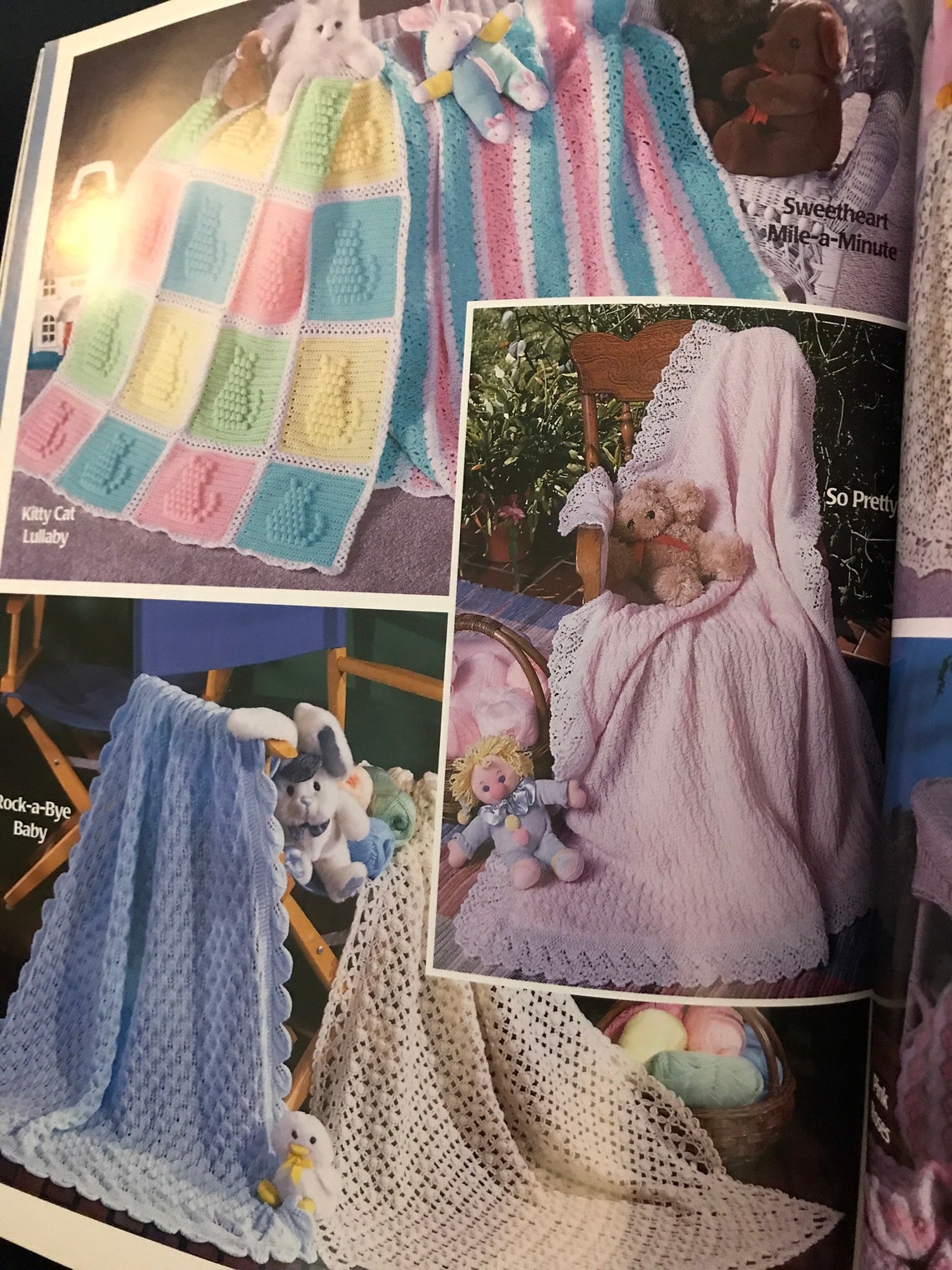 The Ultimate Book of Baby Afghans Knit and Crochet Book Etsy