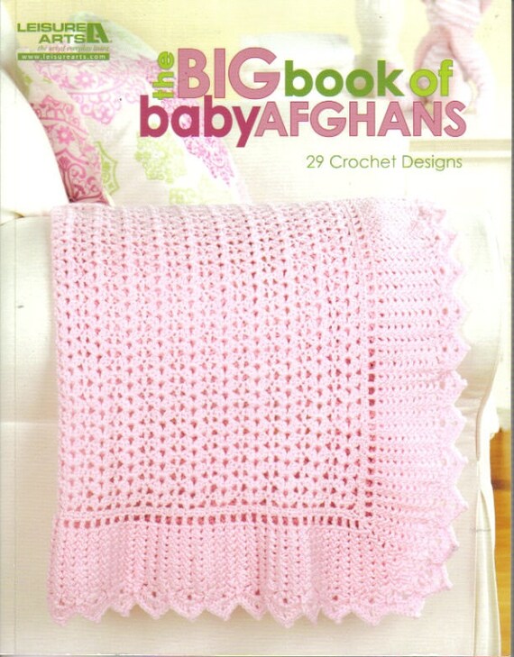Colorful Crochet Throws For Baby ~ Crochet soft cover book ~ Leisure Arts