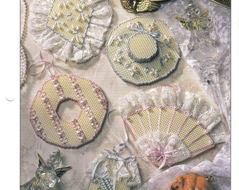 Victorian Ornaments ~  plastic canvas pattern