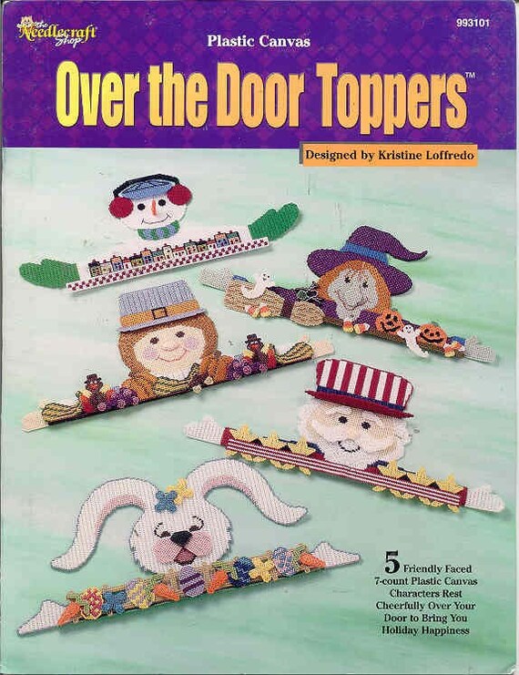 Over The Door Toppers Soft Cover Plastic Canvas Book