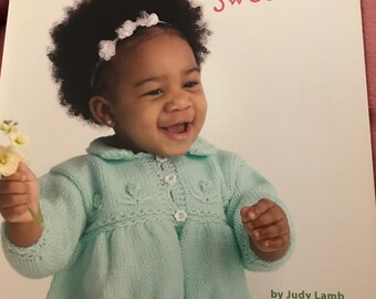Adorable Baby Sweaters-Knitting book by Leisure Arts