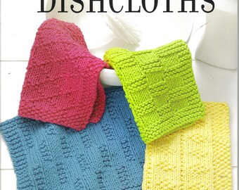 Loom Knit Dishcloths ~  Leisure Arts Book ~ Soft Cover ~  New Book