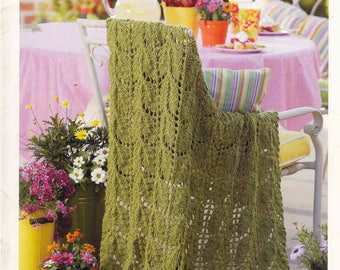 Seasonal Knit Afghans ~  Knitting Book ~ Soft Cover ~  Leisure Arts ~ New Book