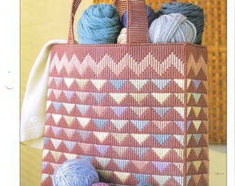 Southwest Tote Bag  ~ plastic canvas pattern ~ Annie's