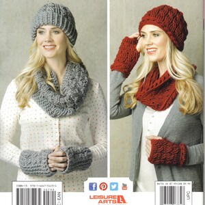 Caps, Cowls & Mitts Crochet Book Leisure Arts New Release image 2