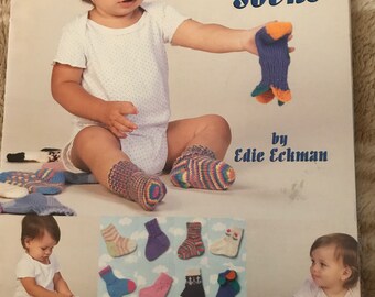 Knit a Dozen Baby Socks - knitting book by American School of Needlework