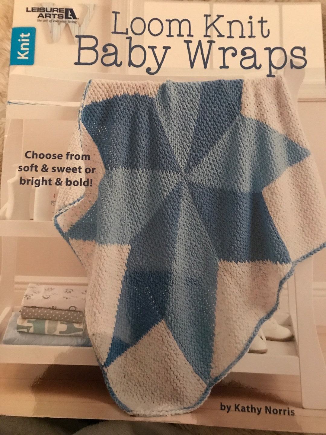 Loom Knit Baby Wraps knitting Book by Leisure Arts Etsy