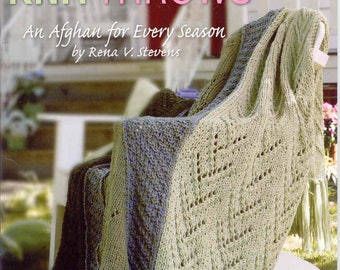 Classic Quick Knit Throws ~  Knitting Book ~ Afghans /Throws ~  Leisure Arts