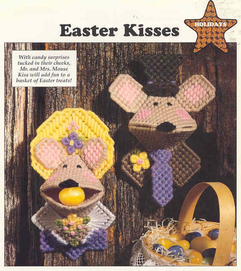 Easter Kisses plastic canvas pattern Hershey Kiss holder Etsy