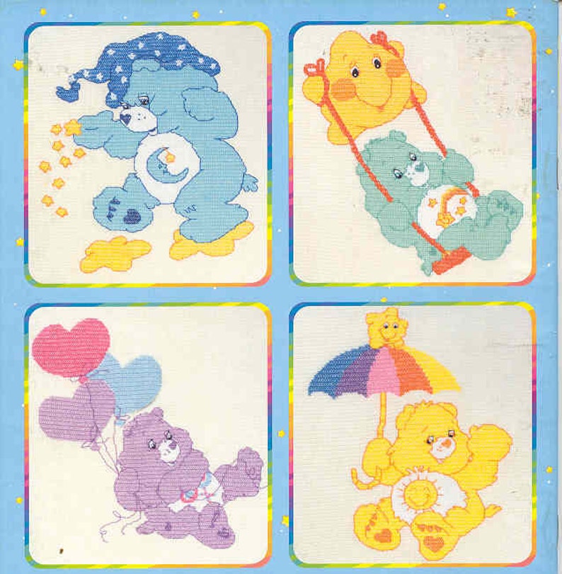 Care Bear Afghans ~ Crochet Book ~ 25 pages long ~ Leisure Arts book