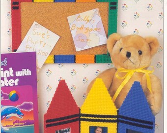 CRAYON ACCENTS -  plastic canvas pattern