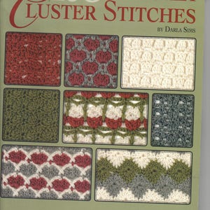 108 Crochet Cluster Stitches reference Book Crochet Book Leisure Arts Bild 1