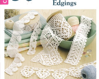 50 Fabulous Thread Crochet Edgings ~  Reference Book ~  Leisure Arts