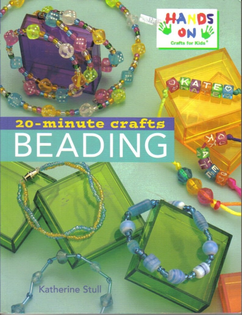 20 Minutes Beading Crafts Beading Book Soft cover book Etsy
