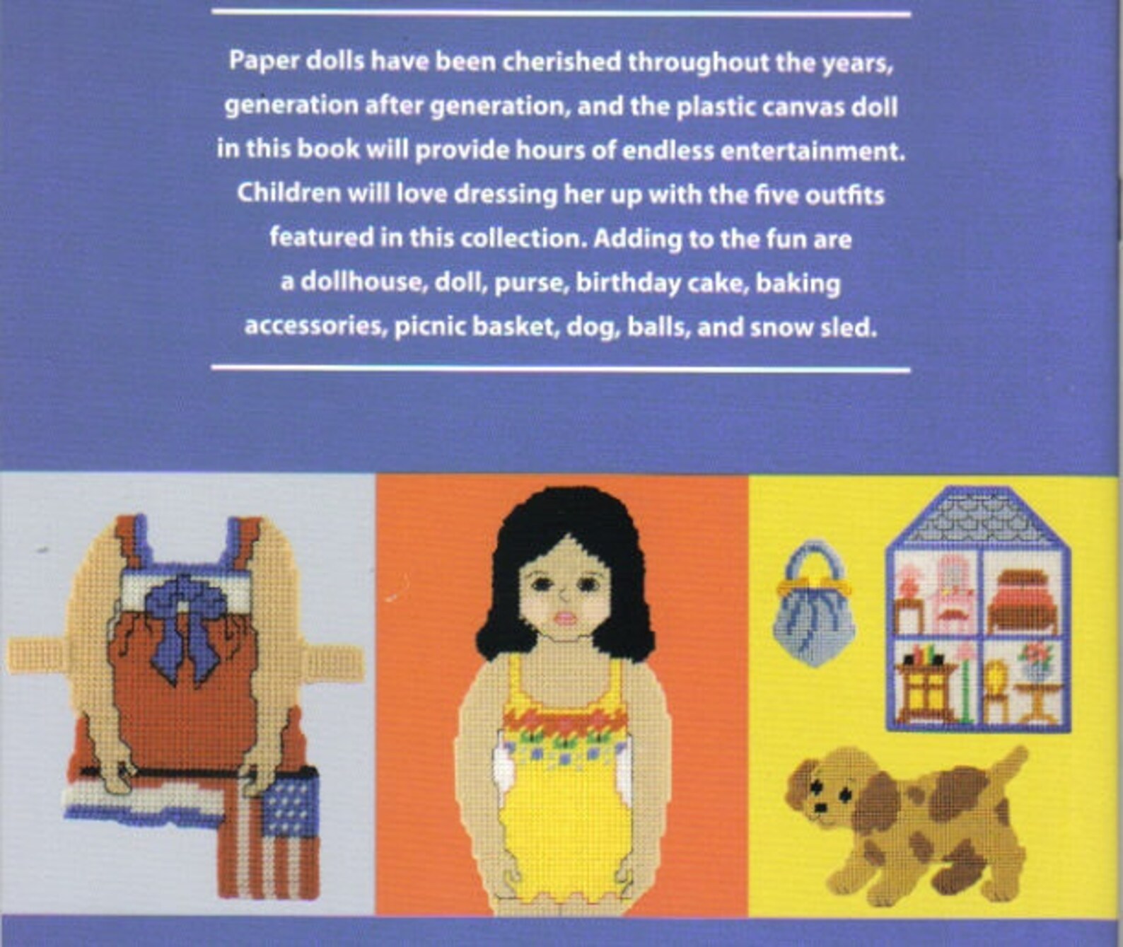 Paper Doll Dressup Plastic Canvas Soft Cover Book New Etsy