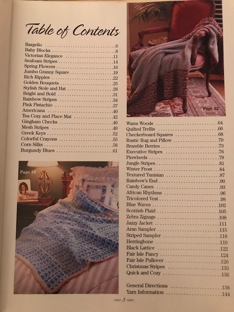 Mosaic Magic Afghans Made Easy Crochet Book by Leisure Arts