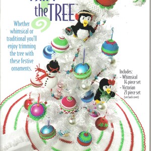 Trim the Tree Crochet Patterns Book: Christmas Ornaments - Annie&#39;s Attic