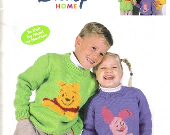 Pooh & Pals Knit Sweaters ~  Knitting Book ~  Leisure Arts