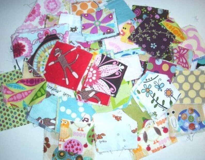 Designer Scrap Heaven Grab Bag Hundreds of designer fabrics great for your little projects image 2