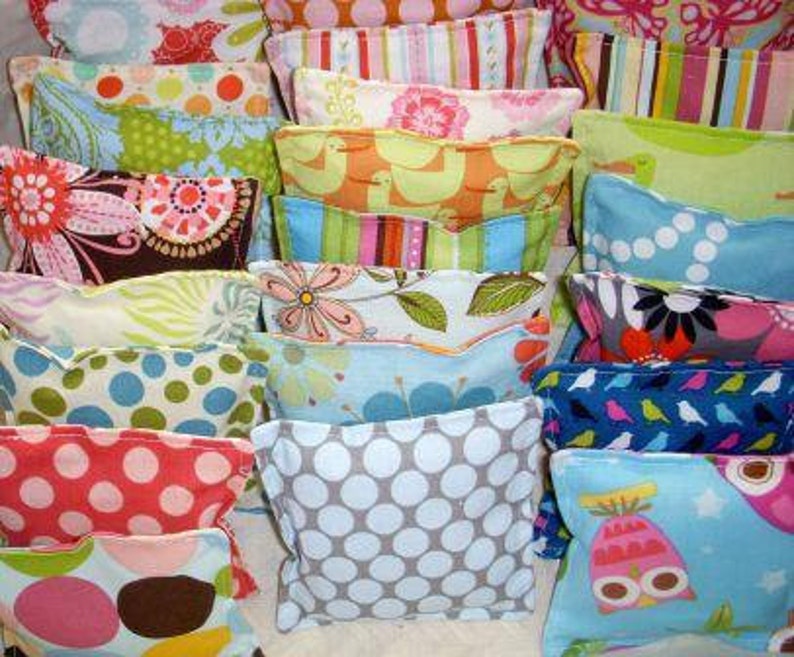 Lavender Sachets  Mixed Prints Set of 6   Organic image 3