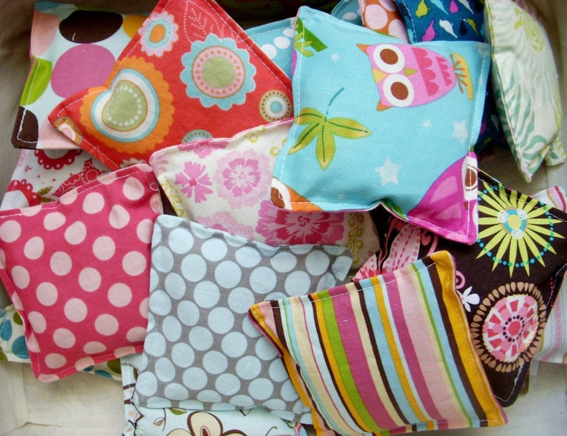 Lavender Sachets  Mixed Prints Set of 6   Organic image 0