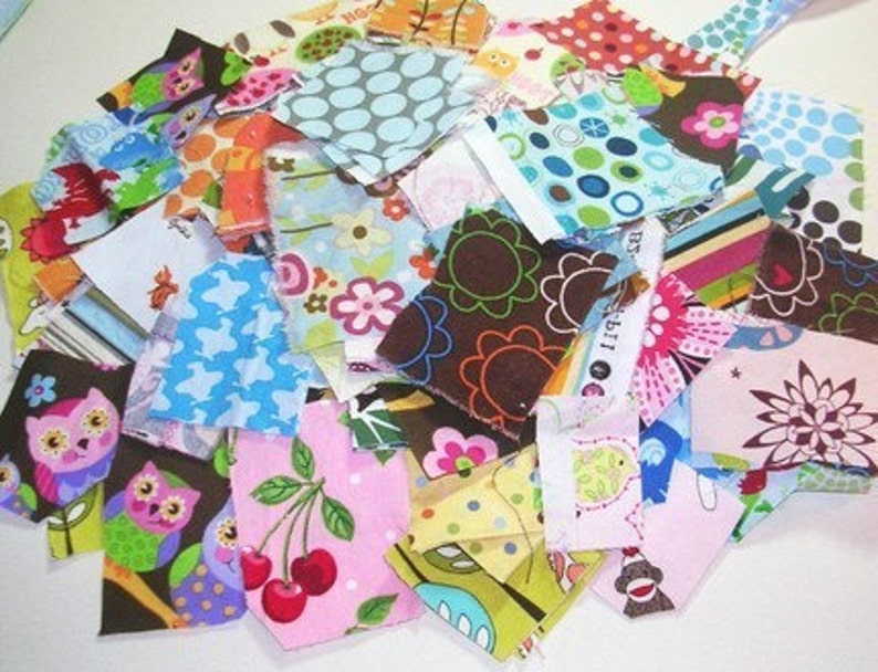 Designer Scrap Heaven Grab Bag Hundreds of designer fabrics great for your little projects image 3