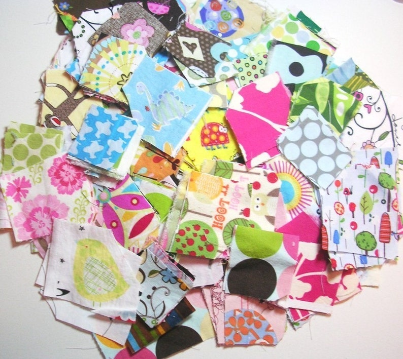 Designer Scrap Heaven Grab Bag Hundreds of designer fabrics great for your little projects image 1