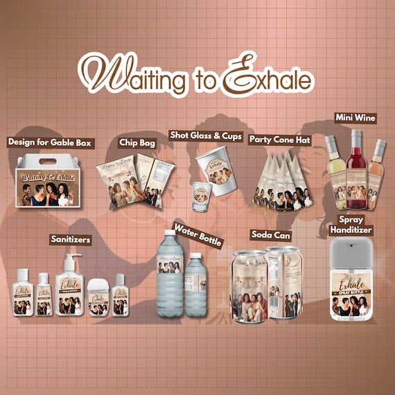 Waiting to Exhale Party Bundle | Girls Night Decorations (Digital Download)