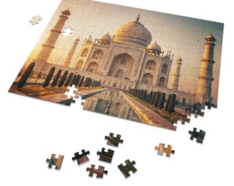 Puzzle Taj Mahal à l'aube – Merveille architecturale pour les fans de puzzle (30, 110, 252, 500, 1000 pièces)