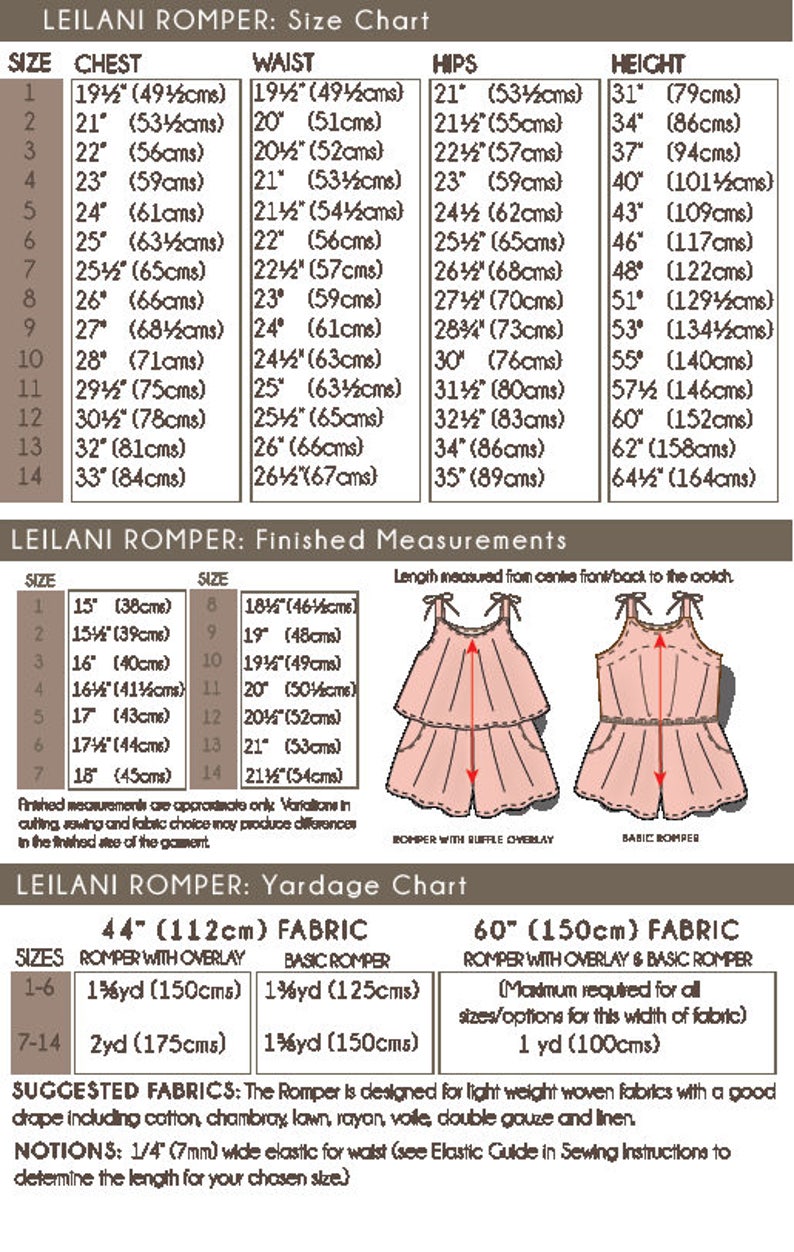 Leilani Romper with Overlay Flounce Ruffle Neckline Toddlers Girls Tweens INSTANT DOWNLOAD PDF Sewing Pattern in Sizes 1-14 image 10