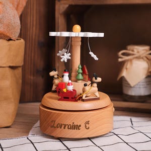 Personalized Name Wooden Music Box, Custom Engraved Music Box, Baby Shower Gift, Birthday Gift, Nursery Decor, Keepsake Gift for Kids
