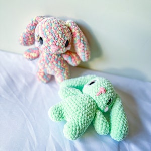 Crochet bunny rabbit plush, Easter plush. handmade soft toy plush